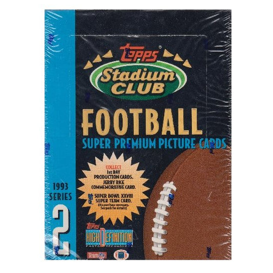 1993 Topps Stadium Club Series 2 Football Box