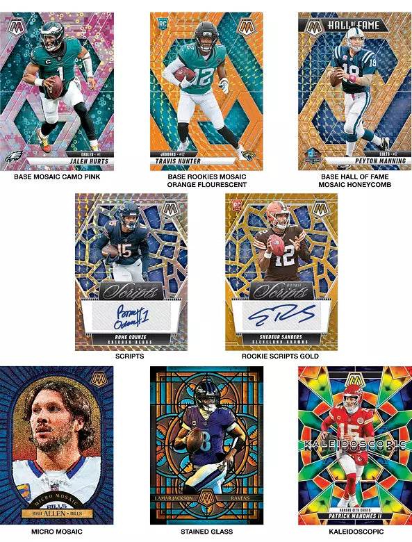 2025 Panini Mosaic NFL Fooball Booster Box