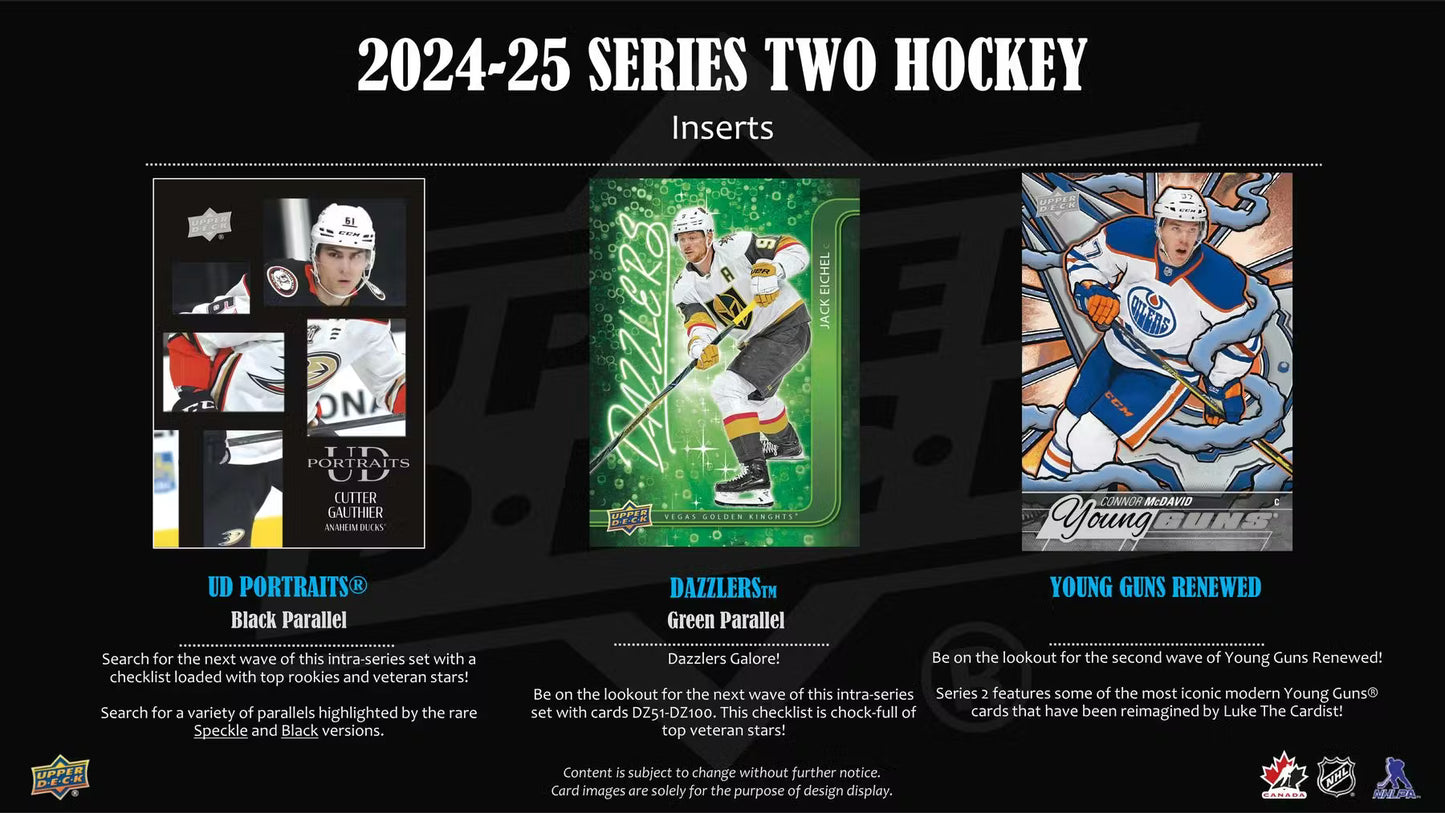 24-25 NHL Upper Deck Series 2 Hobby Tin