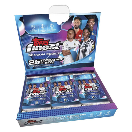 2025-26 Topps UEFA Club Competitions Finest Soccer Hobby Box