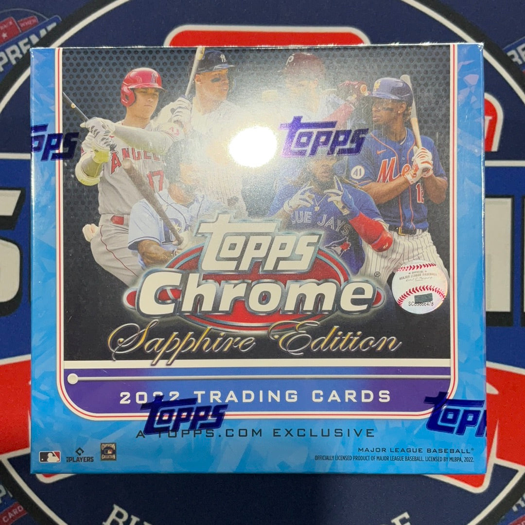 2022 MLB Topps Chrome Sapphire Pack