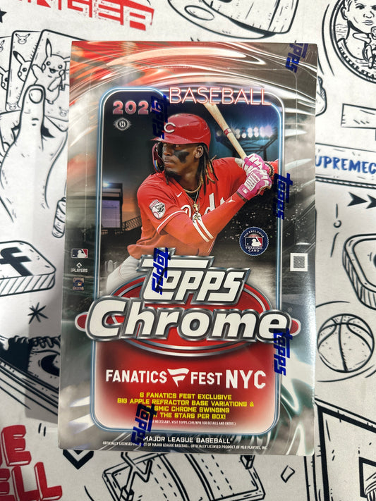 2024 Topps Chrome Fanatics Fest NYC Exclusive Hobby Box