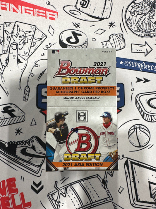 2021 Bowman Draft MLB Asia Edition Hobby Box