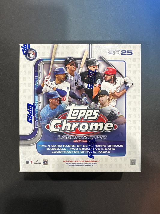 2025 Topps Chrome Logofractor MLB Mega Box