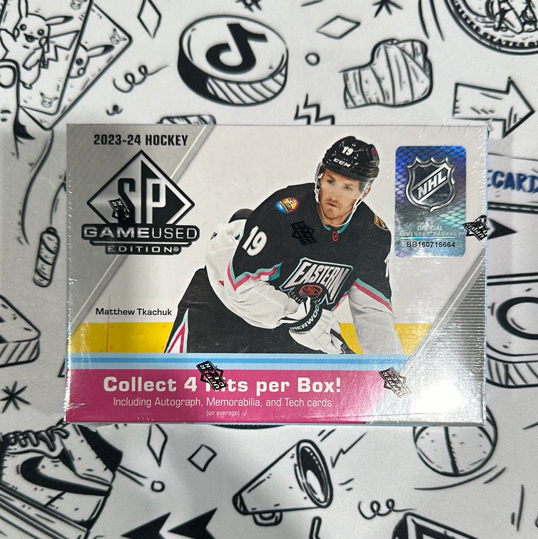 2023 Upper Deck SP Game Used Edition Hobby Box