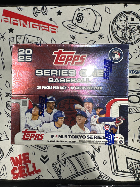 2025 Topps Series 1 Tokyo Series Retail Box