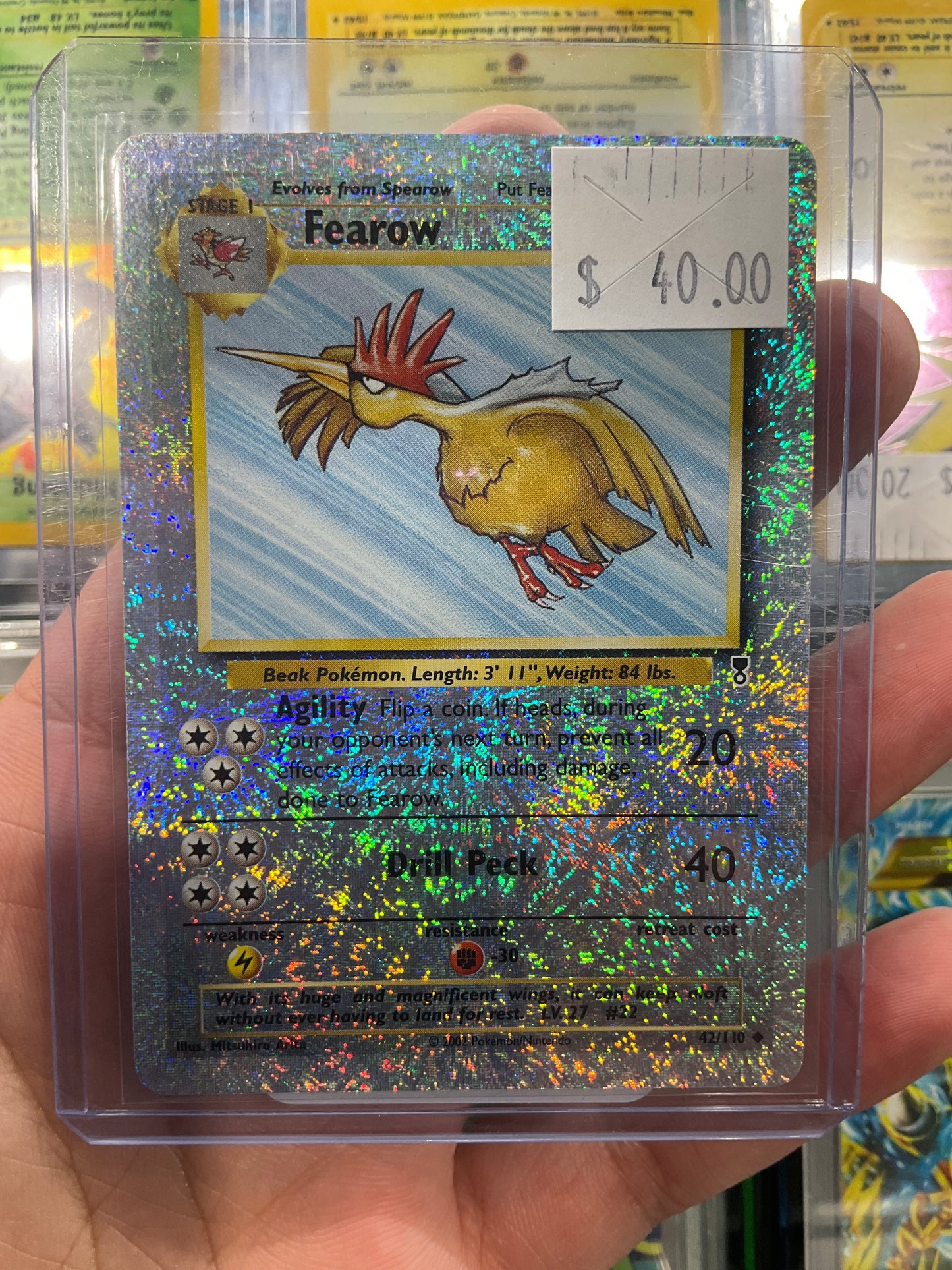 Pokemon Fearow Legendary Collection Reverse 42/110