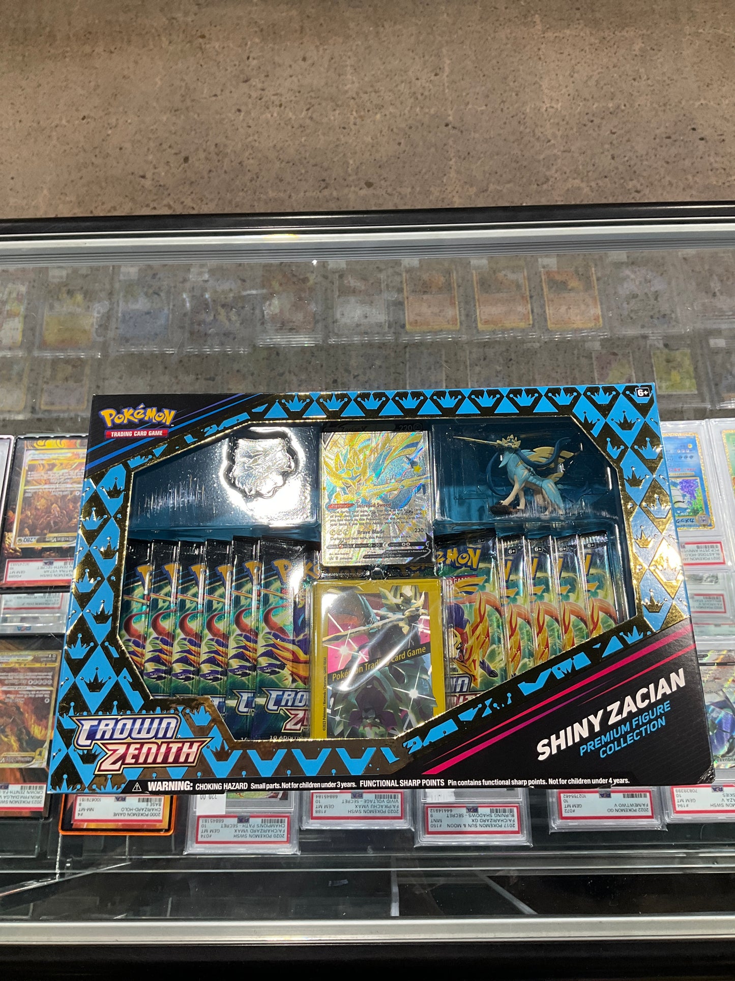 Pokemon Crown Zenith Shiny Zacian Box