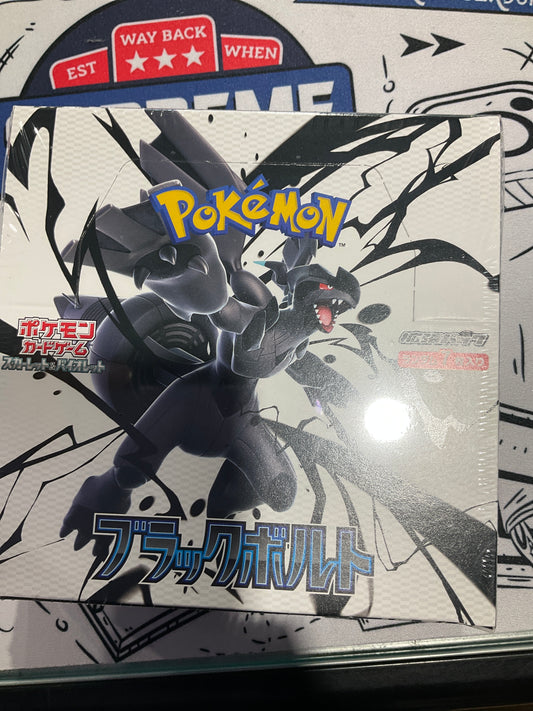 Pokemon Japanese Black Bolt Booster Box