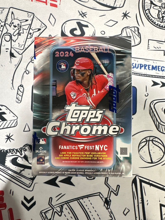 2024 Topps Chrome Fanatics Fest NYC Exclusive Blaster Box