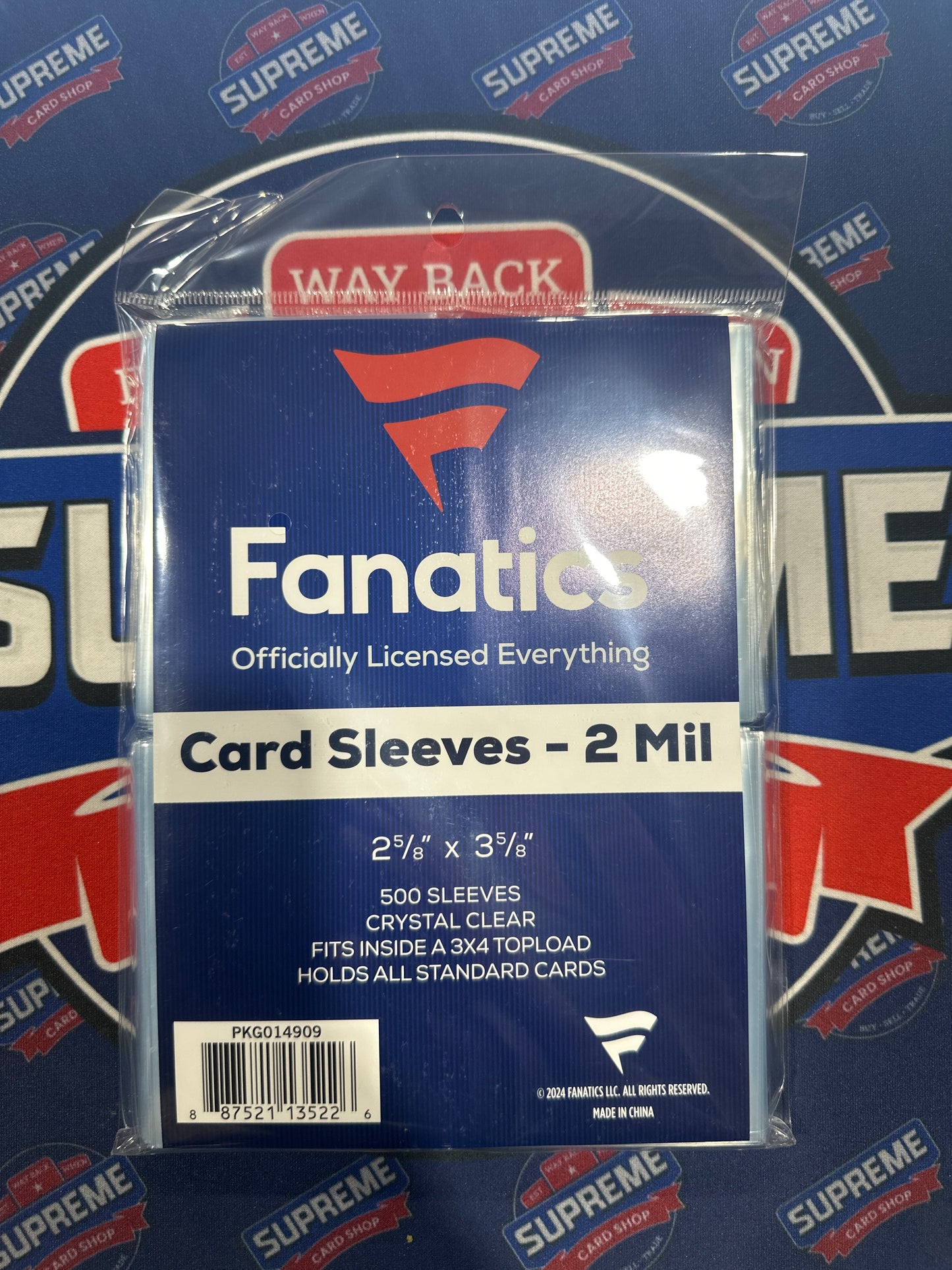 Fanatics 500 Count Soft Sleeves