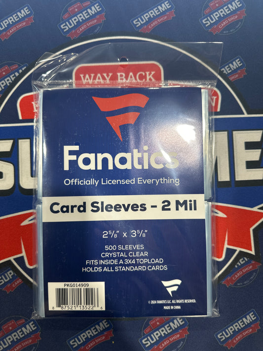 Fanatics 500 Count Soft Sleeves