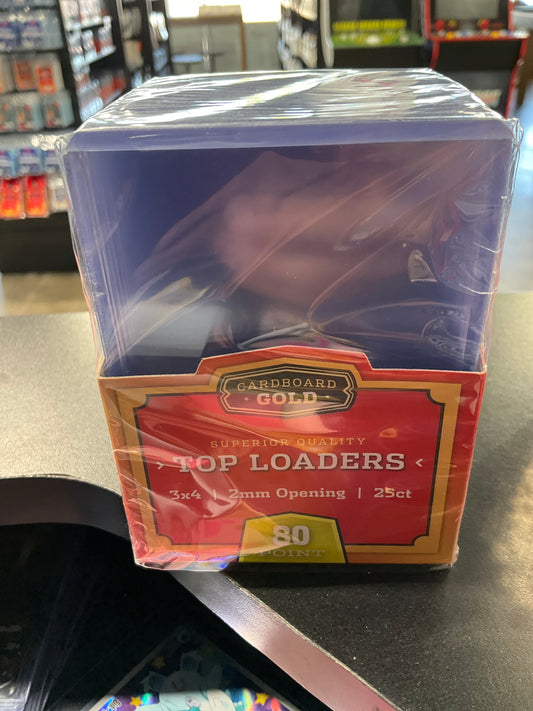 Cardboard Gold 80 point Top Loader