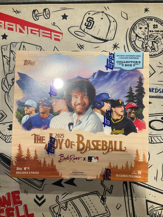 2025 Topps The Joy of Baseball Bob Ross Collector’s Box