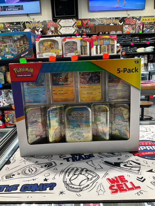 Pokemon Paldea Friends 5 Pack Mini Tins
