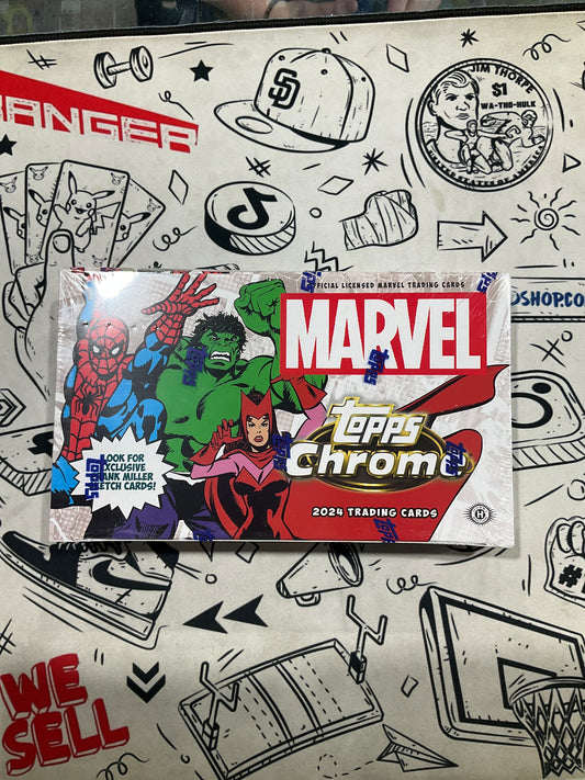 2024 Topps Chrome Marvel Hobby Box