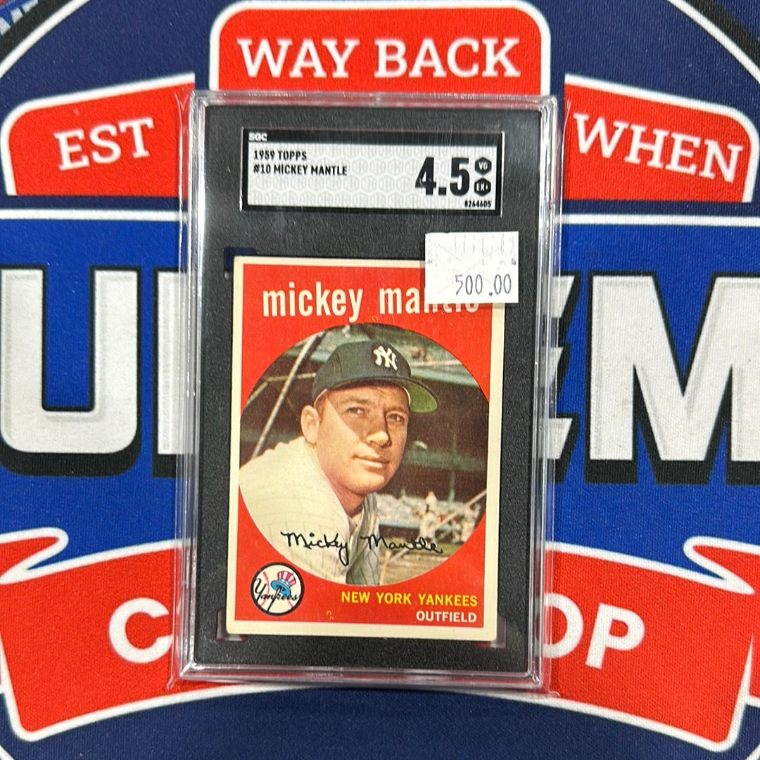 SGC 4.5 1959 Topps Mickey Mantle