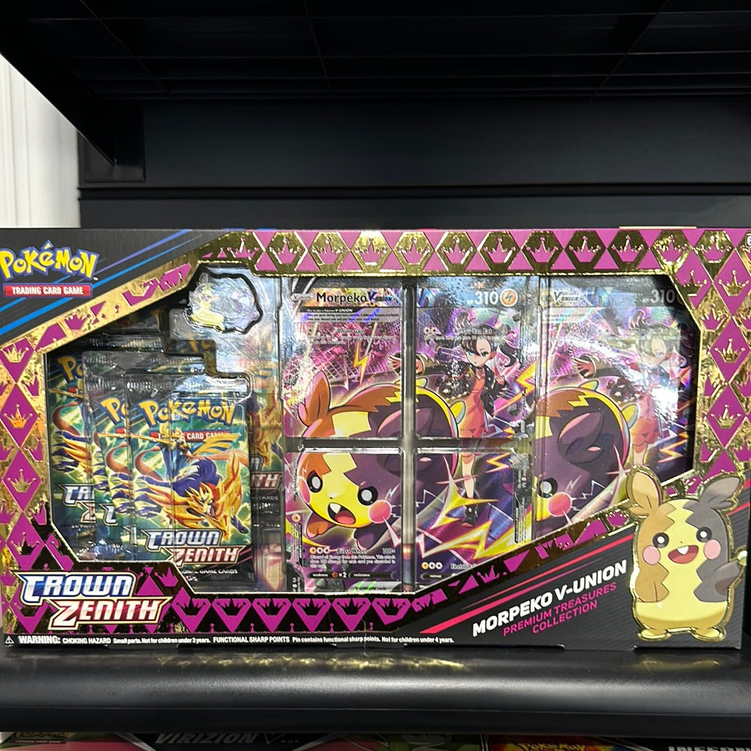 Pokemon Morpeko V Union Premium Treasures Collection Box
