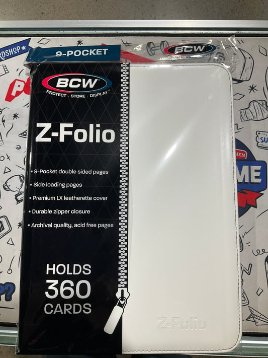 BCW 9 Pocket Binder White