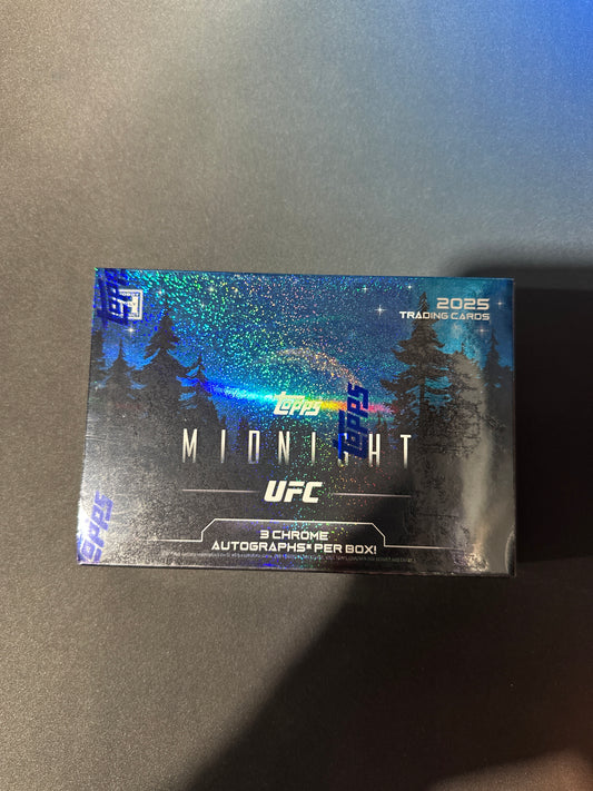 2025 Topps Midnight UFC Hobby Box