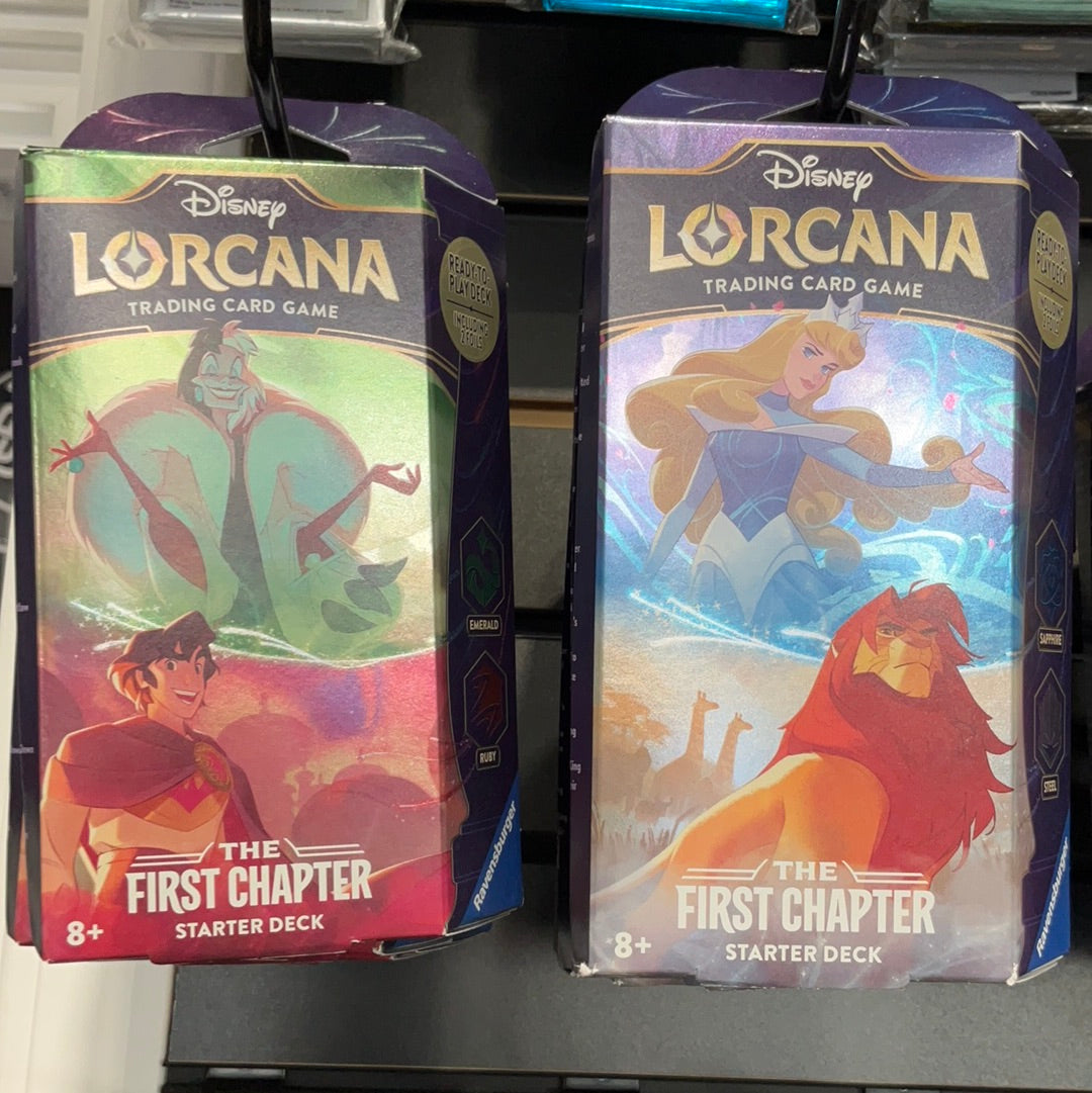 Disney Lorcana First Chapter Starter Deck