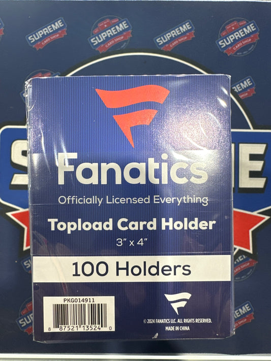 Fanatics Top Loaders 100 Count Box