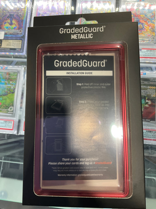 Graded Guard Limited Edition Metallic Crimson