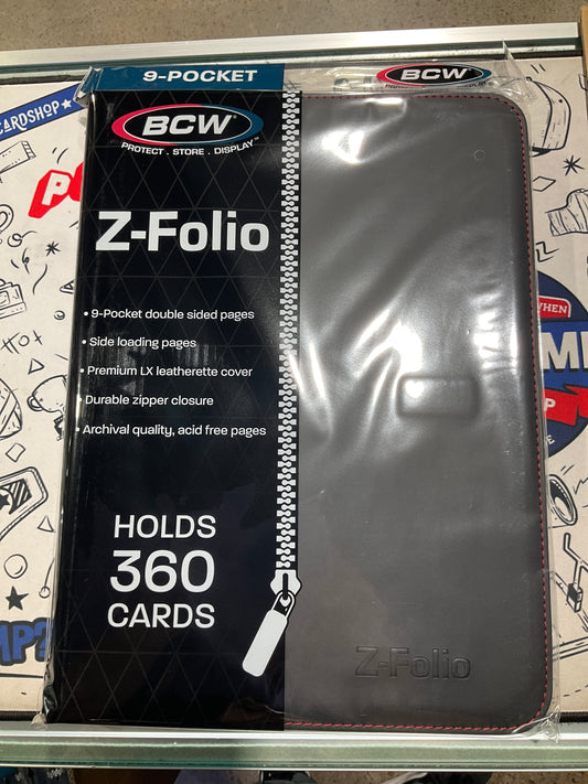 BCW 9 Pocket Black Binder
