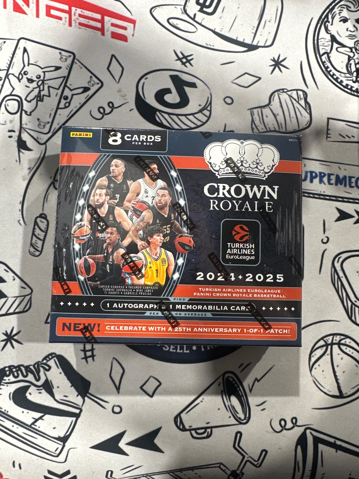 2024-25 Panini Crown Royale Euroleague Basketball Hobby Box