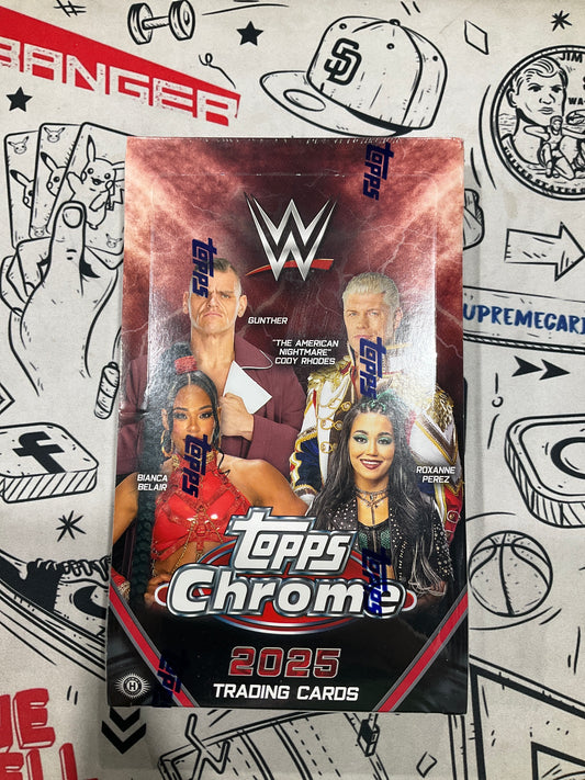 2025 Topps Chrome WWE Hobby Box