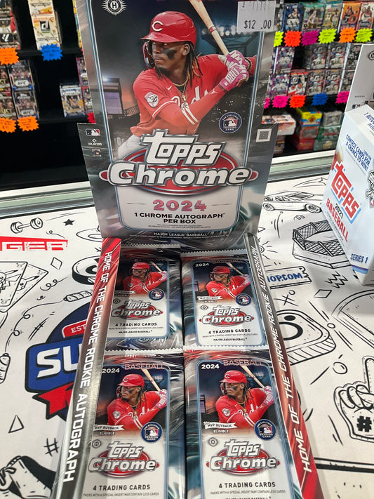 2024 Topps Chrome Hobby Pack