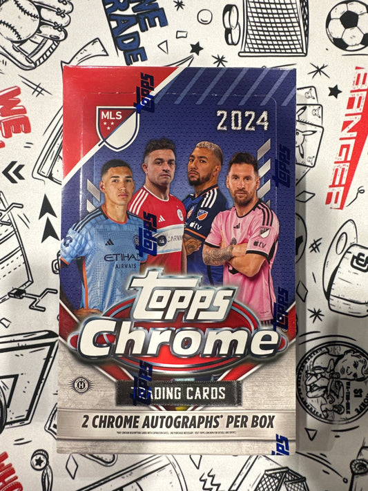 2024 Topps Chrome MLS Hobby Box