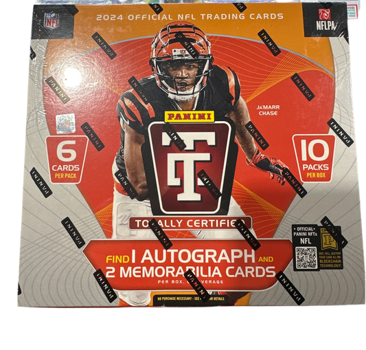 2024 Totally Certified NFL Hobby Box