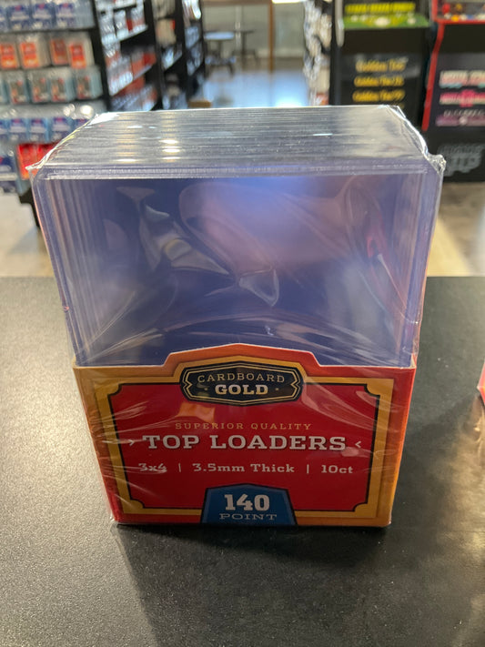 Cardboard Gold 140 Point Top Loaders
