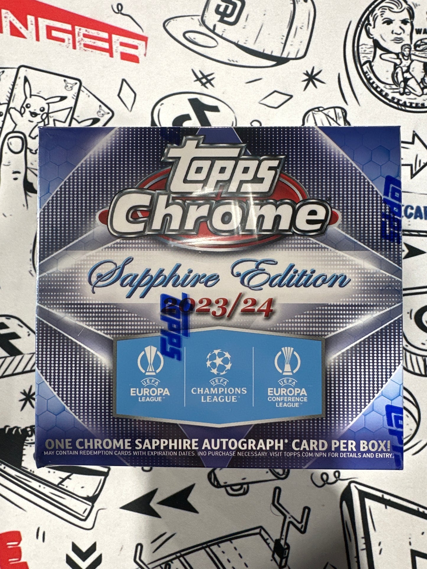 2023 Topps Chrome UEFA Soccer Sapphire Edition