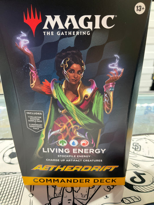 MTG Aetherdrift Living Energy Commander Deck