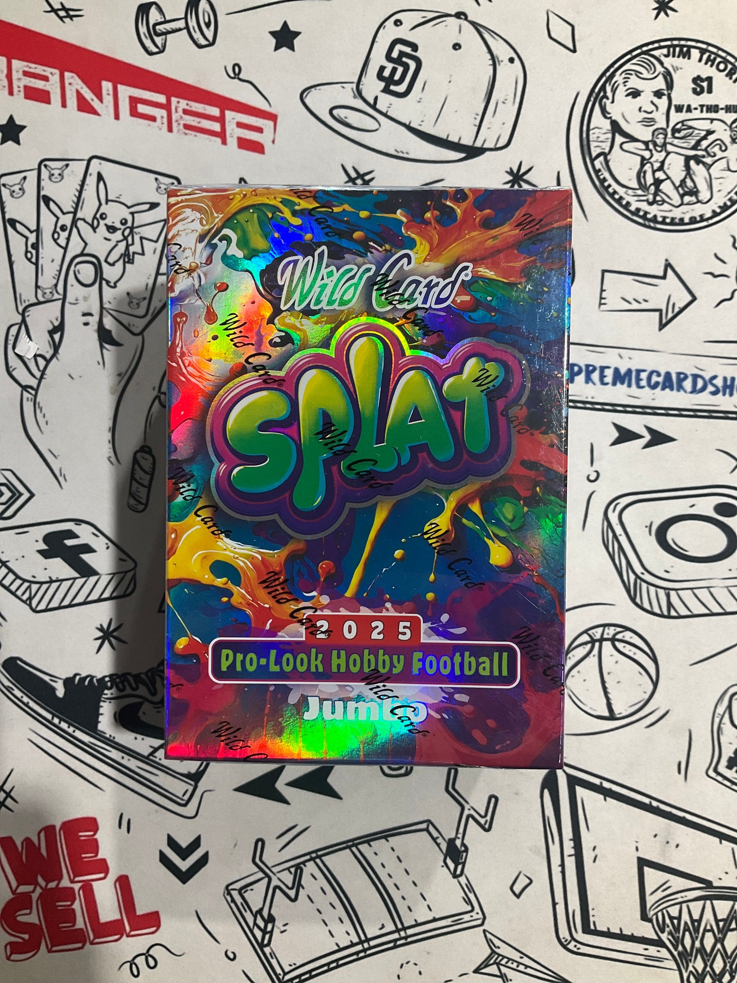 Wild Card Splat Pro-Look Hobby Football 2025
