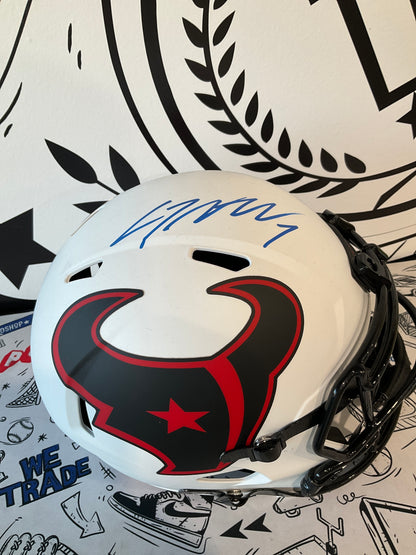 CJ Stroud Signed Helmet Fanatics COA