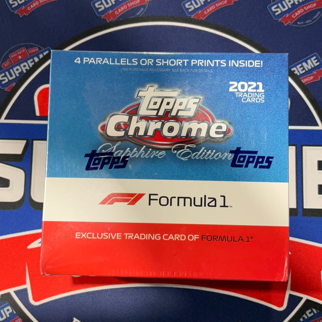 2021 Topps Chrome Sapphire F1 Hobby Box