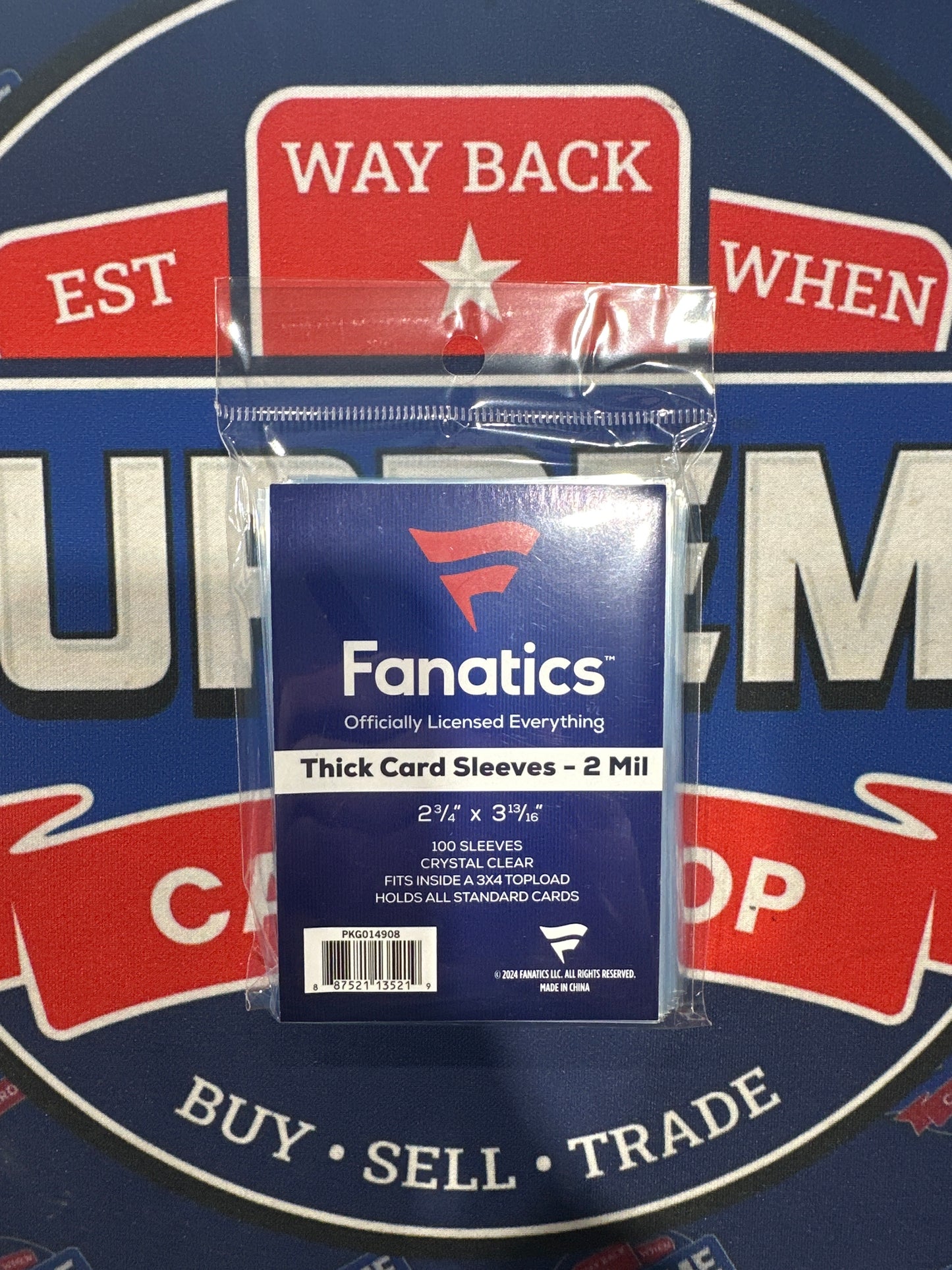 Fanatics Thick Card Soft Sleeves