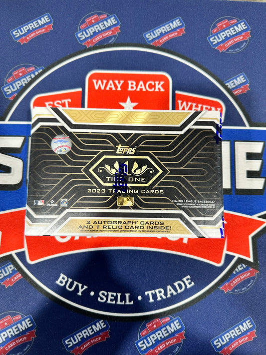 2023 Topps Tier One MLB Hobby Box