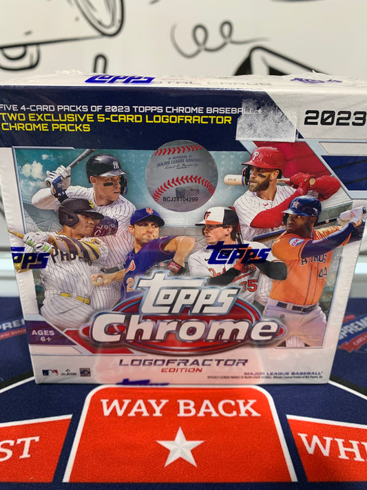 2023 MLB Topps Chrome Logofractor Box