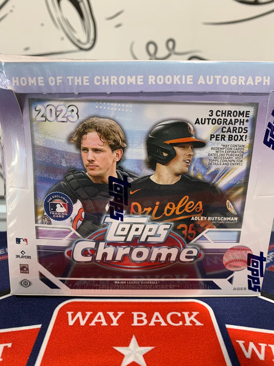 2023 Topps Chrome MLB Jumbo Box