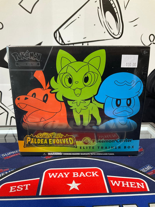 Paldea Evolved ETB Pokémon Center