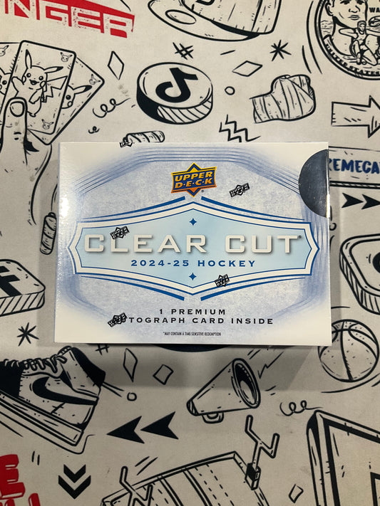 2024-25 Upper Deck Clear Cut Hockey