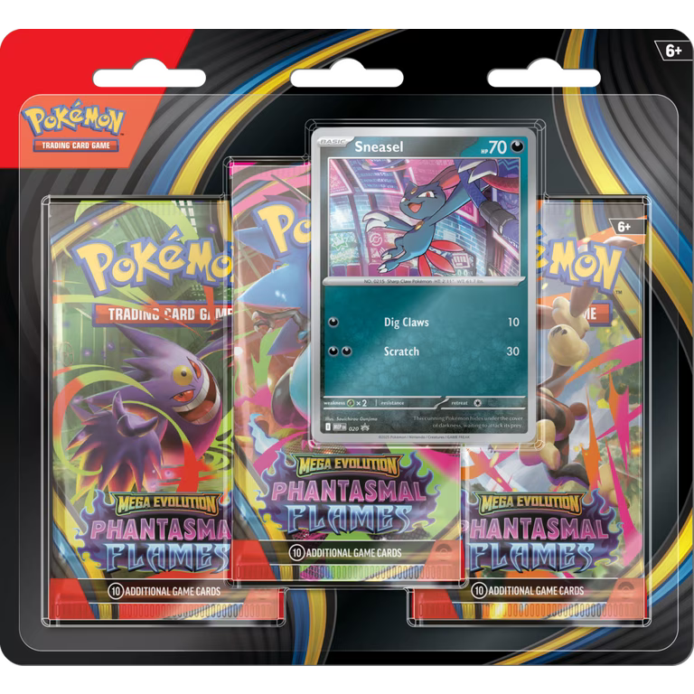 Pokemon Trading Card Game: Phantasmal Flames Three-Booster Blister