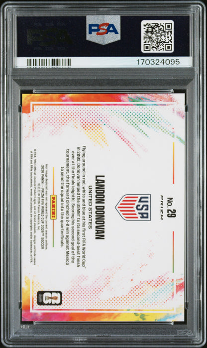 2026 Panini Prizm FIFA World Cup 2026 Color Blast Landon Donovan #29 PSA 10